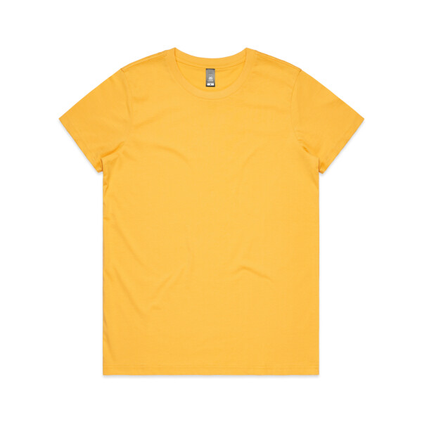 Front of AS Colour Woman's Maple T-shirt